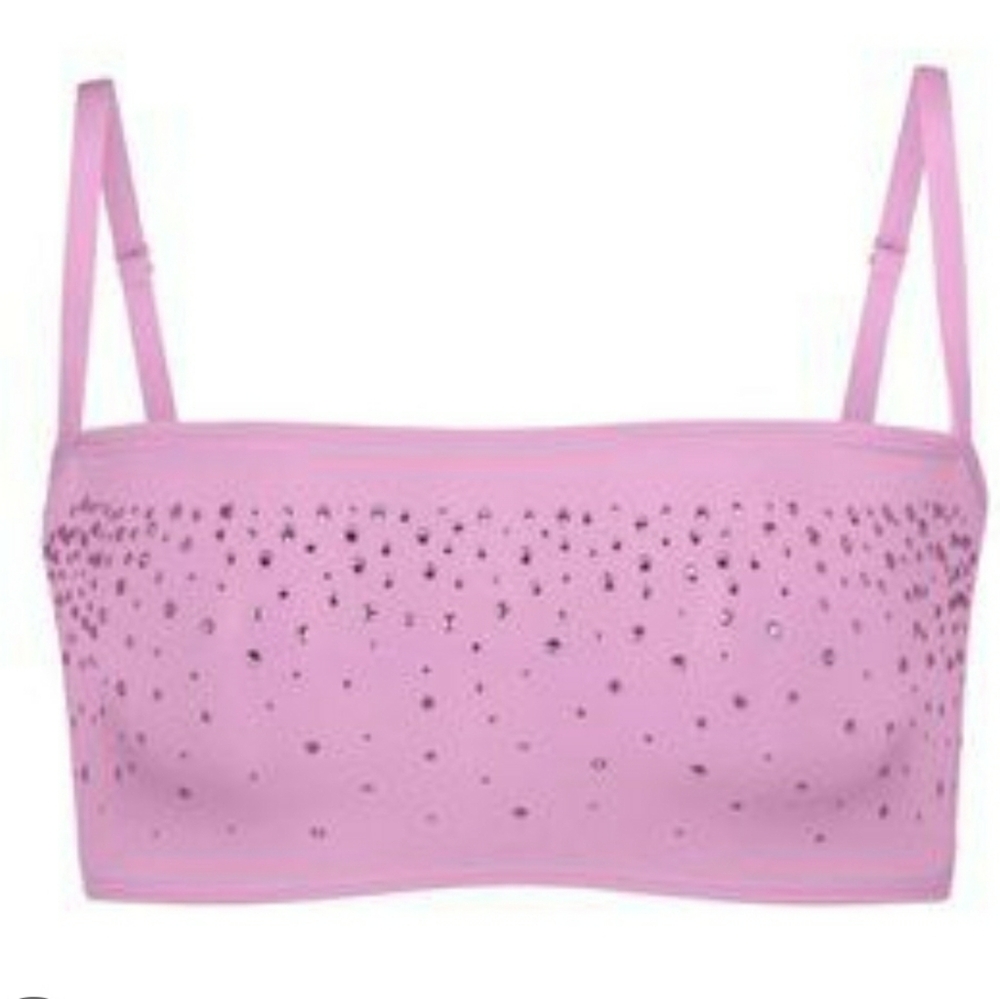 SKIMS Jelly Sheer Rhinestone Bandeau